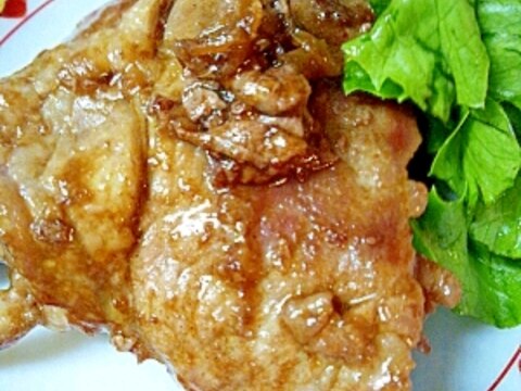 カレー風味フルーティなしょうが焼き